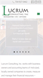 Mobile Screenshot of lucrumconsulting.net